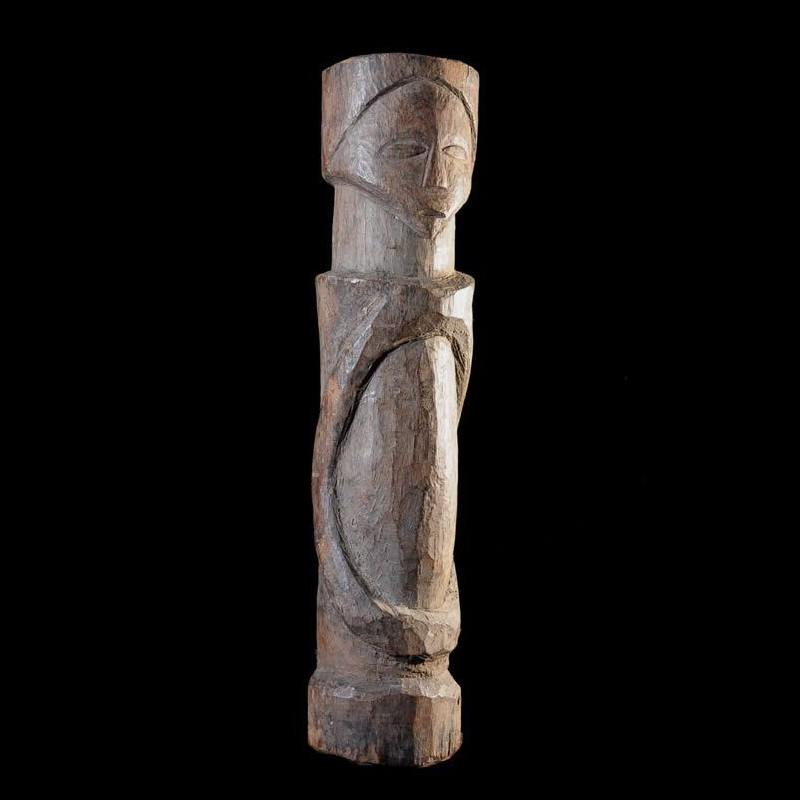 Statue cultuelle ou Poteau - Bembe / Basikasingo - RDC Zaire