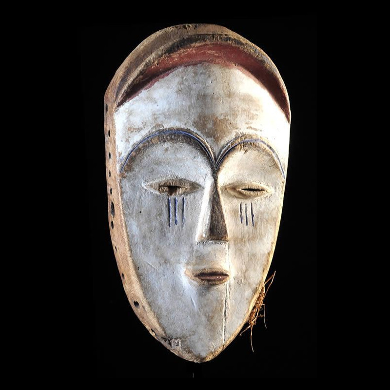 Masque blanc ancien - Tsogho / Vouvi - Gabon