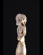 Marteau et gong en bronze - Lawle - Baoule - Côte d'Ivoire - Divination