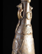 Marteau et gong en bronze - Lawle - Baoule - Côte d'Ivoire - Divination