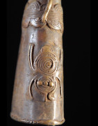 Marteau et gong en bronze - Lawle - Baoule - Côte d'Ivoire - Divination