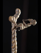 Marteau et gong en bronze - Lawle - Baoule - Côte d'Ivoire - Divination