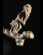Marteau et gong en bronze - Lawle - Baoule - Côte d'Ivoire - Divination