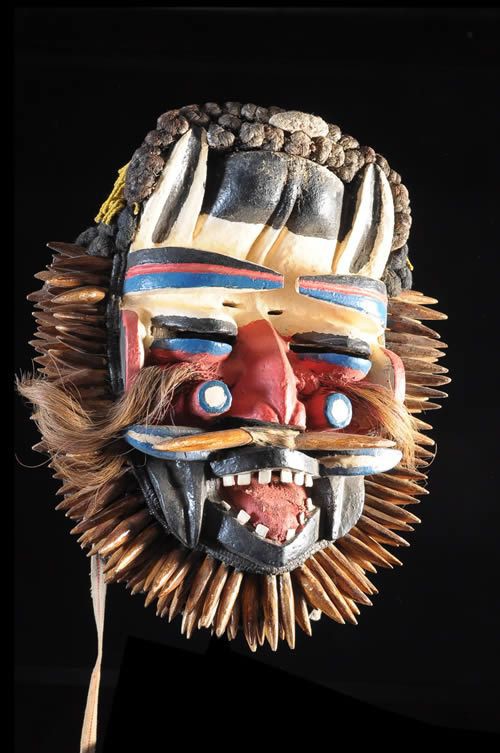 Masque Polychrome Sacre - We / Guere - Côte d'Ivoire