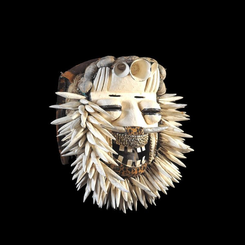 Masque Polychrome Sacre / Sagesse - We / Guere - Côte d'Ivoire