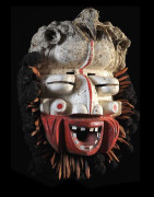 Masque Polychrome Sacre / Sagesse - We / Guere - Côte d'Ivoire