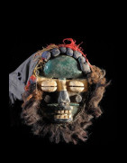 Masque Polychrome de Mendiant - We / Guere - Côte d'Ivoire