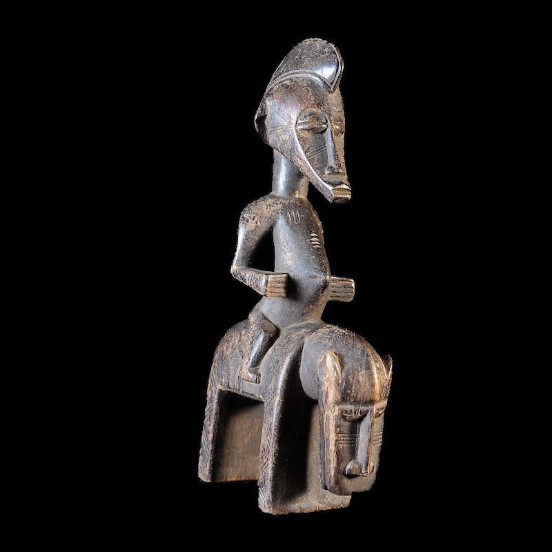 Cavalier et son cheval Syonfolo - Senoufo - Côte d'Ivoire