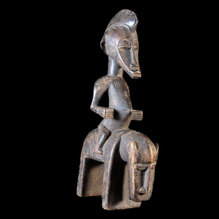 Cavalier et son cheval Syonfolo - Senoufo - Côte d'Ivoire