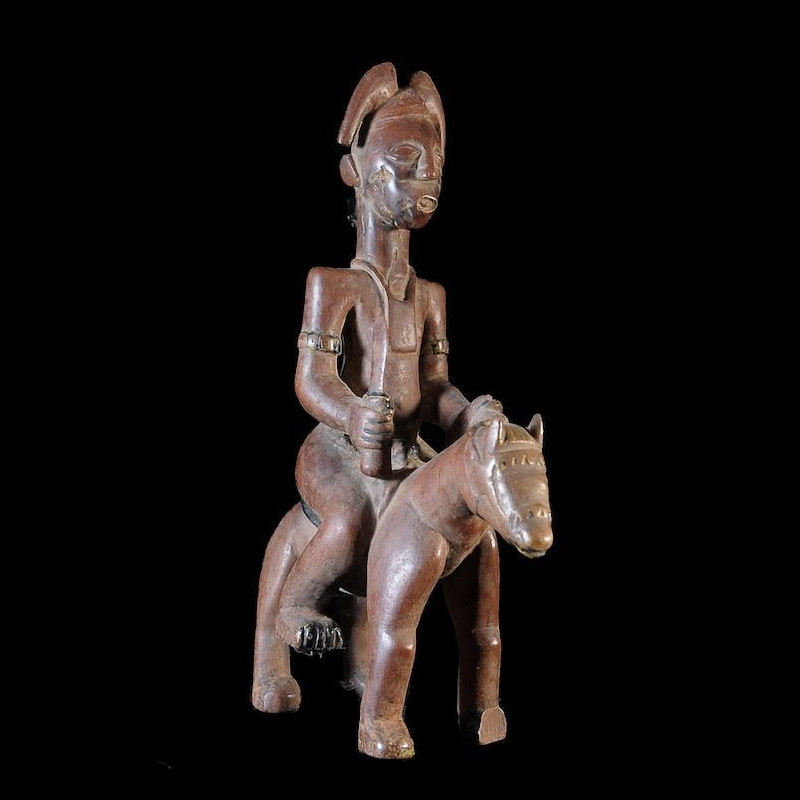 Cavalier et son cheval Syonfolo - Senoufo - Côte d'Ivoire