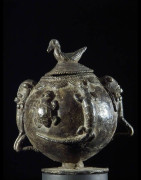 Pot a onguents magiques en bronze - Dogon - Mali - Bronzes