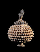 Pot a onguents  en bronze - Lobi - Burkina Faso