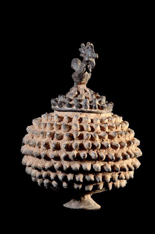 Pot a onguents  en bronze - Lobi - Burkina Faso