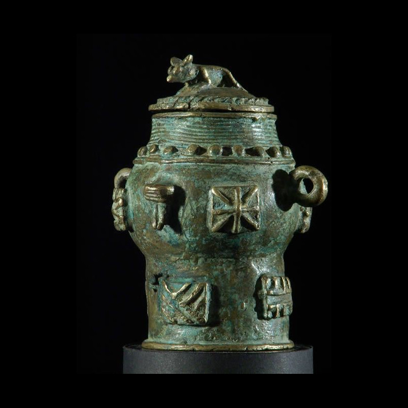 Pot koduo a poussiere d’or - Ashanti - Gahna - Or africain