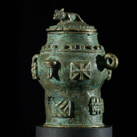 Pot koduo a poussiere d’or - Ashanti - Gahna - Or africain