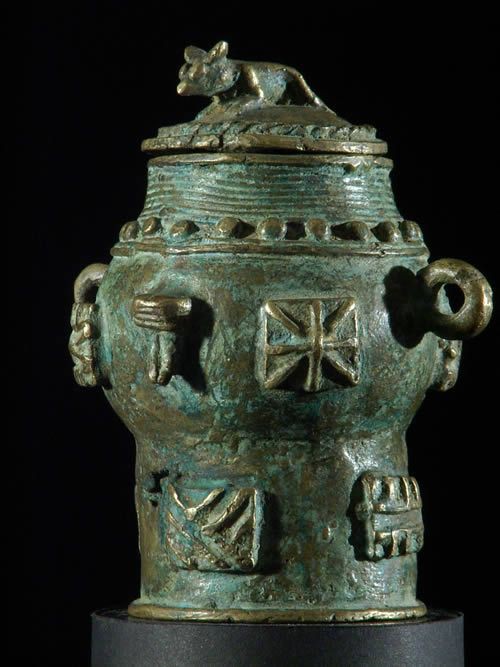 Pot koduo a poussiere d’or - Ashanti - Gahna - Or africain