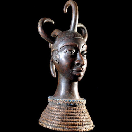 Tête commémorative masculine - Bini / Idoma - Nigeria