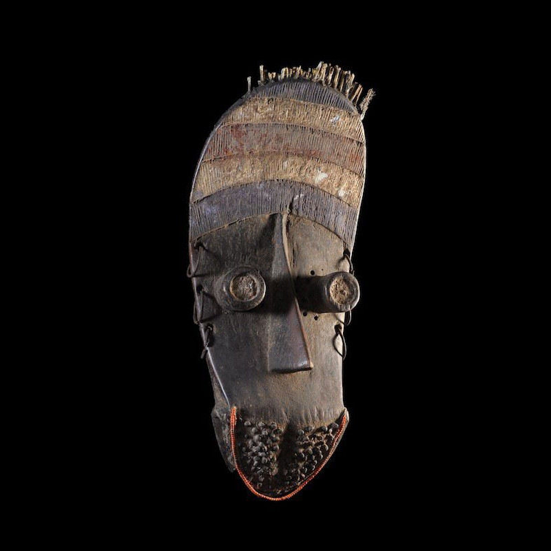 Masque facial de ceremonie - Grebo - Liberia / Côte d'Ivoire