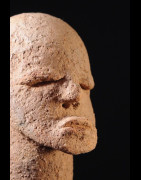Tête anthropomorphe en terre cuite - Style Civilisation Nok - Nigeria