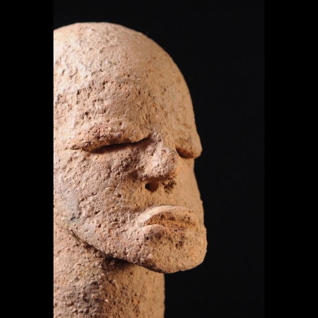Tête anthropomorphe en terre cuite - Style Civilisation Nok - Nigeria