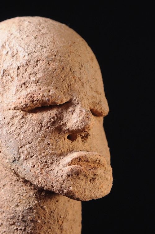 Tête anthropomorphe en terre cuite - Style Civilisation Nok - Nigeria