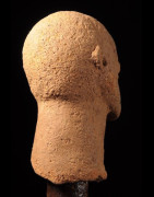 Tête anthropomorphe en terre cuite - Style Civilisation Nok - Nigeria