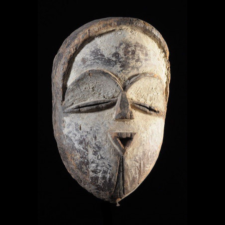 Masque blanc ancien - Tsogho / Vouvi - Gabon