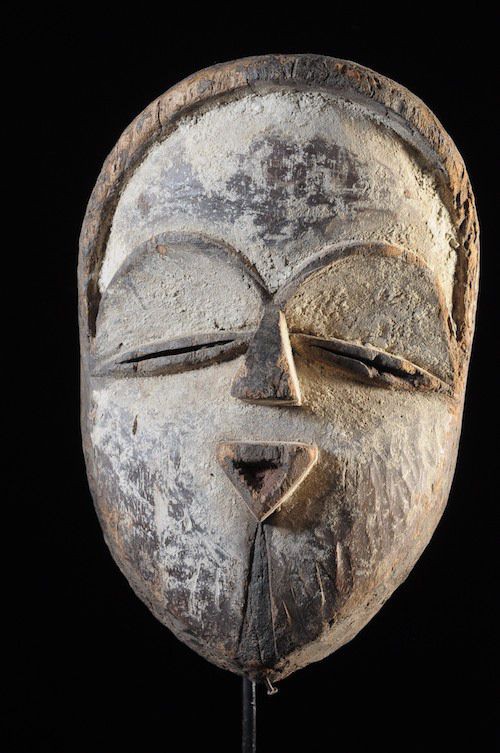Masque blanc ancien - Tsogho / Vouvi - Gabon