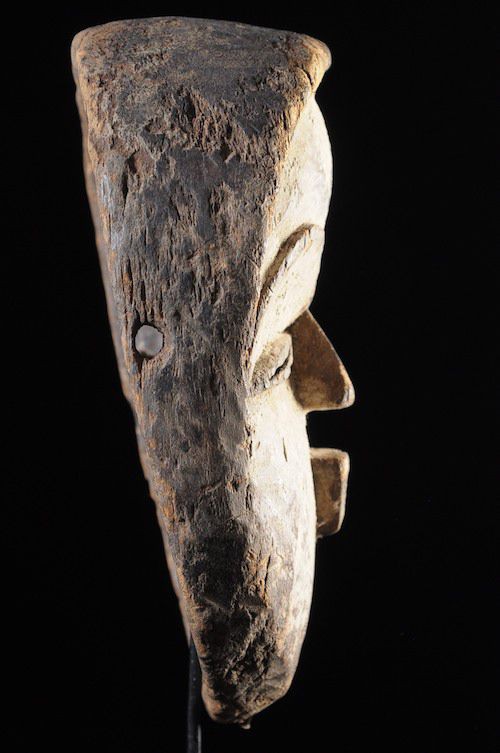 Masque blanc ancien - Tsogho / Vouvi - Gabon