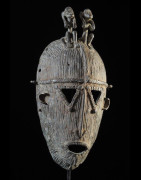 Masque facial en métal - Dogon - Mali