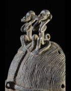 Masque facial en métal - Dogon - Mali