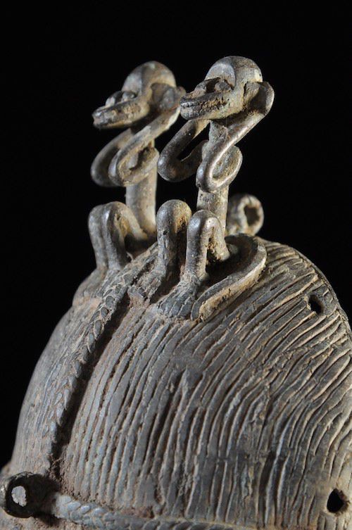 Masque facial en métal - Dogon - Mali