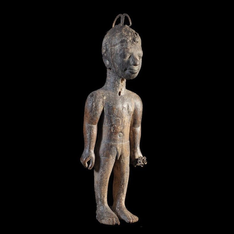 Figurine Masculine - Ewe / Ga - Togo / Ghana - Culte Vaudou