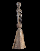 Racle en fer noir Awoko et son bois - Baoulé - Côte d'Ivoire