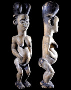 Statuette rituelle feminine - Punu / Pounou Lumbu - Gabon