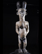 Statuette rituelle feminine - Punu / Pounou Lumbu - Gabon