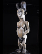 Statuette rituelle feminine - Punu / Pounou Lumbu - Gabon