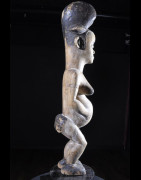 Statuette rituelle feminine - Punu / Pounou Lumbu - Gabon