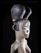 Statuette rituelle feminine - Punu / Pounou Lumbu - Gabon