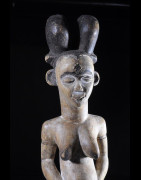 Statuette rituelle feminine - Punu / Pounou Lumbu - Gabon