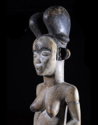 Statuette rituelle feminine - Punu / Pounou Lumbu - Gabon