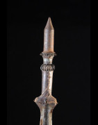 Glaive et son fourreau de cuir - Yaka - Rdc Zaire