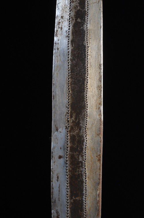 Glaive et son fourreau de cuir - Yaka - Rdc Zaire