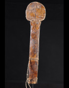Glaive et son fourreau de cuir - Yaka - Rdc Zaire