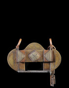 Cadenas en cuivre rouge et jaune - Touareg - Mali
