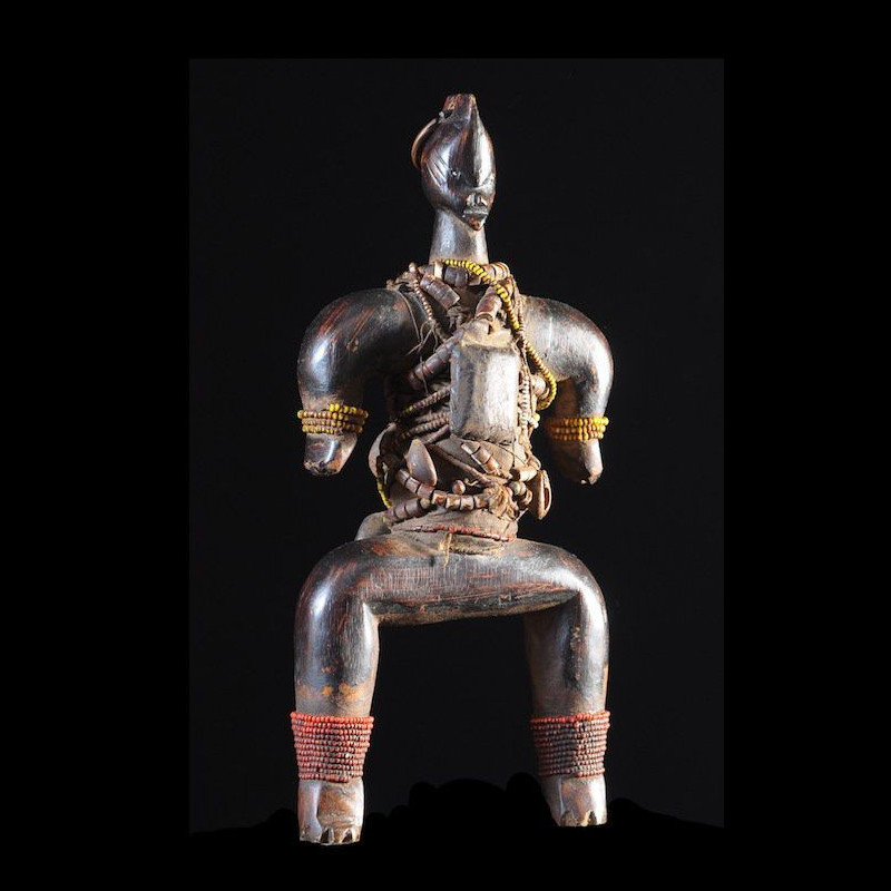 Poupee Namji - Nigeria / Cameroun - Poupee perles africaines