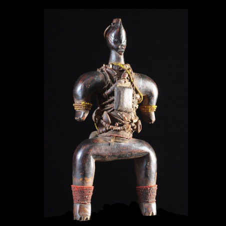 Poupee Namji - Nigeria / Cameroun - Poupee perles africaines