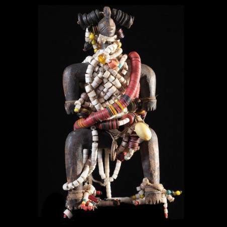 Poupee Namji Dowayo - Nigeria / Cameroun - Poupee perles africaines