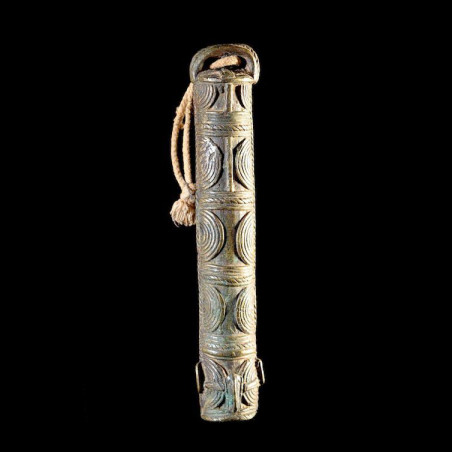 Flute ou marteau en bronze - Wé - Côte d'Ivoire - Aerophones