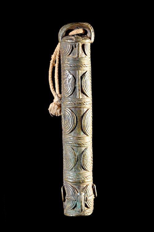 Flute ou marteau en bronze - Wé - Côte d'Ivoire - Aerophones